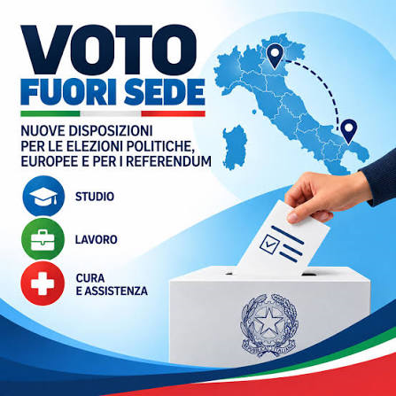 Voto Fuori sede - Elezioni politiche ed europee - Referendum